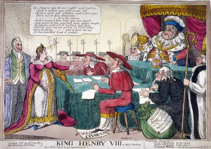 Framed Print : King Henry VIII, act II, scene iv, c1820. Artist Framed Print : King Henry VIII, act II, scene iv, c1820. Artist