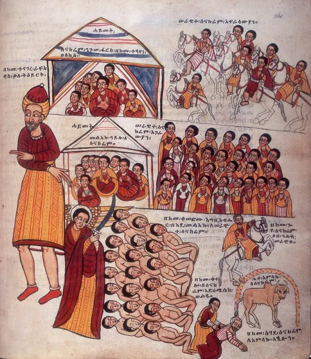 Framed Print : King Herod decrees all male children to be killed, 1756. Creator: Unknown Framed Print : King Herod decrees all male children to be killed, 1756. Creator: Unknown