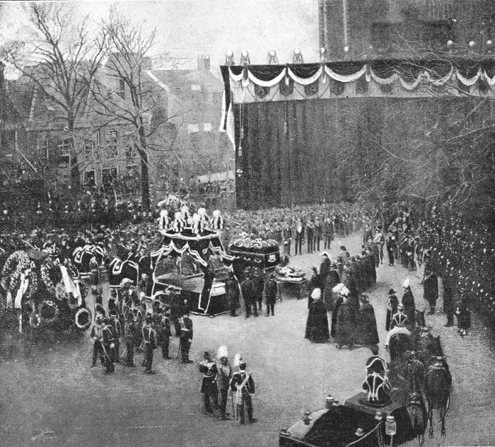 Framed Print : The King of Holland's Funeral at the Hague, 1890. Creator: Unknown Framed Print : The King of Holland's Funeral at the Hague, 1890. Creator: Unknown