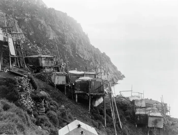 Framed Print : King Island, Alaska, c1929. Creator: Edward Sheriff Curtis Framed Print : King Island, Alaska, c1929. Creator: Edward Sheriff Curtis