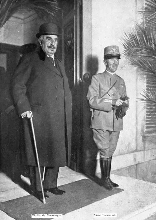 Framed Print : The King of Italy in France; The King of Italy and his father-in-law, September 28, 1917, Creator: Unknown Framed Print : The King of Italy in France; The King of Italy and his father-in-law, September 28, 1917, Creator: Unknown