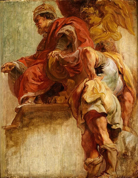 King James I Uniting England and Scotland, 1632-33. Creator: Peter Paul Rubens