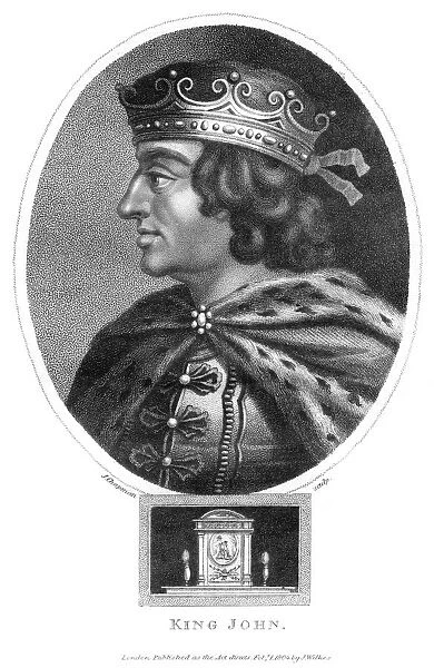 King John (1167-1216), 1804. Artist: J Chapman