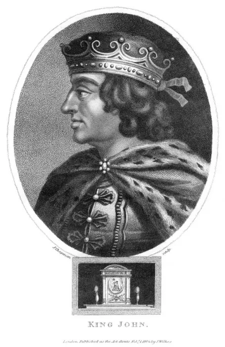 Framed Print : King John (1167-1216), 1804. Artist: J Chapman