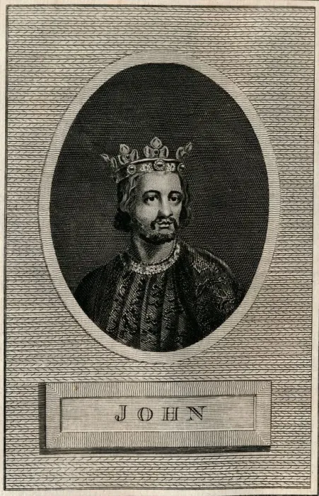 Framed Print : King John, 1793
