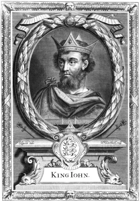 Framed Print : King John of England, c17th century. Artist: P Vanderbanck Framed Print : King John of England, c17th century. Artist: P Vanderbanck