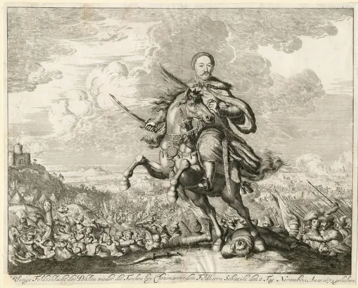 Framed Print : King John III Sobieski at the Battle of Khotyn on 11 November 1673, 1673. Artist Framed Print : King John III Sobieski at the Battle of Khotyn on 11 November 1673, 1673. Artist