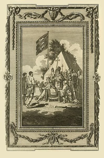 King John signing Magna Charta, June 5, 1215, 1783. Creator: Unknown