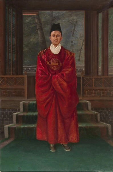 King of Korea, ca. 1893. Creator: Antonio Zeno Shindler