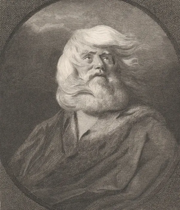 Framed Print : King Lear, 1783. Creator: William Sharp Framed Print : King Lear, 1783. Creator: William Sharp