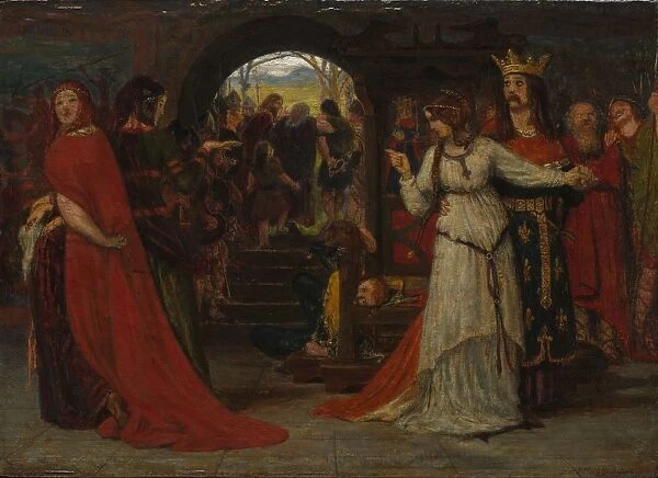 King Lear, c. 1860. Creator: Ford Madox Brown (British, 1821-1893)