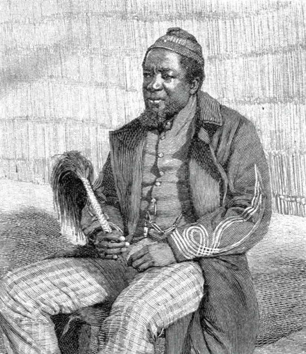 Framed Print : King Lewanika of Barotsi-Land who has lately come under the Protectorate of the British... 1891. Creator: Unknown Framed Print : King Lewanika of Barotsi-Land who has lately come under the Protectorate of the British... 1891. Creator: Unknown