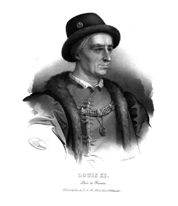 Framed Print : King Louis XI of France, (c1820s). Artist: Maurin Framed Print : King Louis XI of France, (c1820s). Artist: Maurin