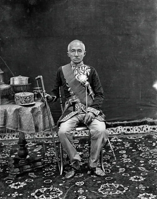 Framed Print : King Mongkut (King Rama IV) of Siam (Thailand), 1865. Creator: John Thomson Framed Print : King Mongkut (King Rama IV) of Siam (Thailand), 1865. Creator: John Thomson