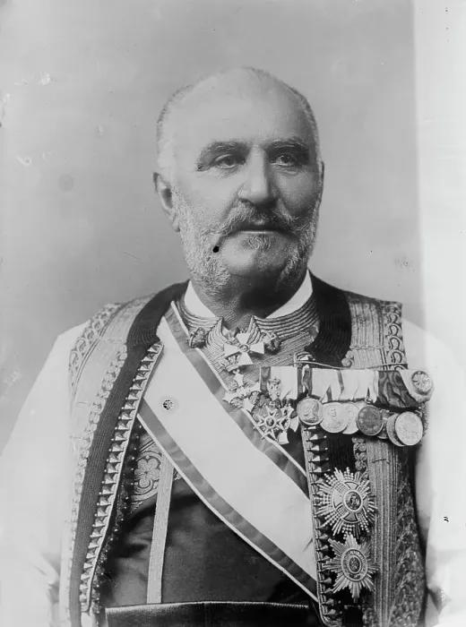 Framed Print : King Nicholas, Montenegro, 1911. Creator: Bain News Service Framed Print : King Nicholas, Montenegro, 1911. Creator: Bain News Service