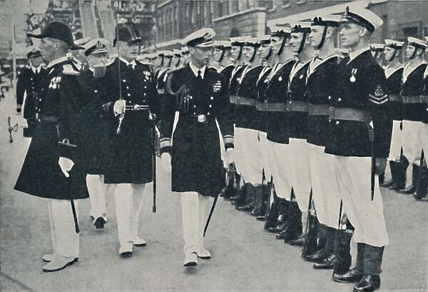 The King Opening The Navy Week at Portsmouth, c1935, (1937). Creator: Unknown