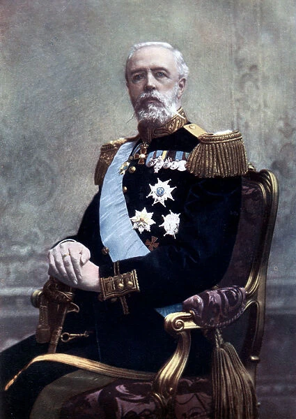 King Oscar II of Sweden, late 19th-early 20th century