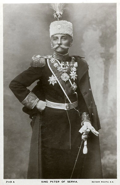King Peter I of Serbia, c1903-c1918(?)