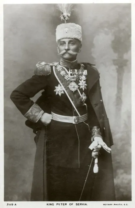 Framed Print : King Peter I of Serbia, c1903-c1918(?) Framed Print : King Peter I of Serbia, c1903-c1918(?)