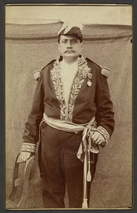 Framed Print : King Pomare, 1888. Creator: Charles Spitz Framed Print : King Pomare, 1888. Creator: Charles Spitz