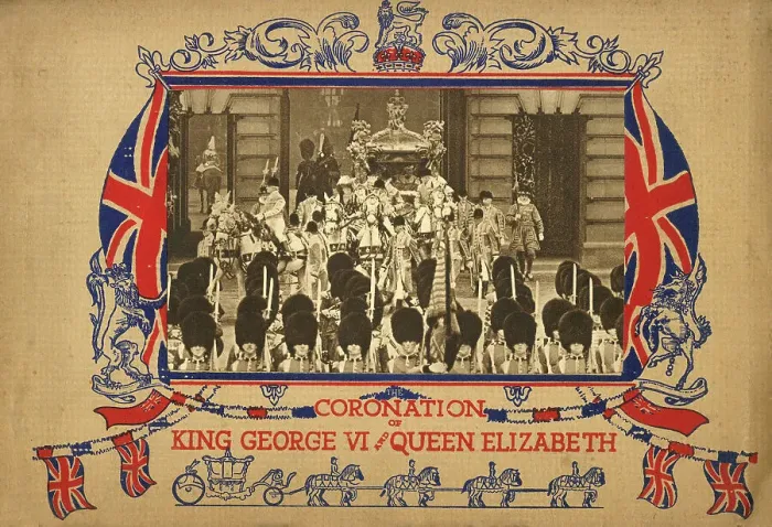 Framed Print : The King and Queen Leaving Buckingham Palace, 1937. Creator: Photochrom Co Ltd of London Framed Print : The King and Queen Leaving Buckingham Palace, 1937. Creator: Photochrom Co Ltd of London