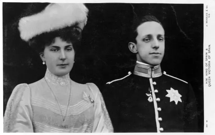 Framed Print : The King and Queen of Spain, c1900s-c1910s(?) Framed Print : The King and Queen of Spain, c1900s-c1910s(?)
