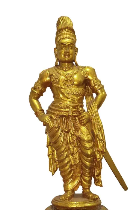 Framed Print : King Rajaraja I. Creator: Indian Art Framed Print : King Rajaraja I. Creator: Indian Art
