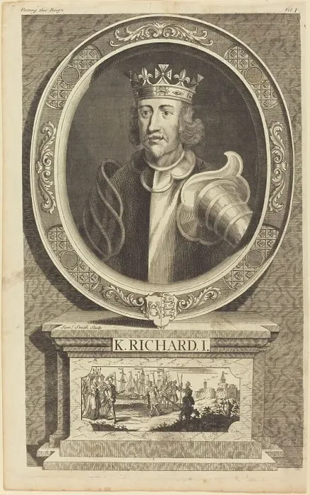 Framed Print : King Richard I. Creator: James Smith Framed Print : King Richard I. Creator: James Smith