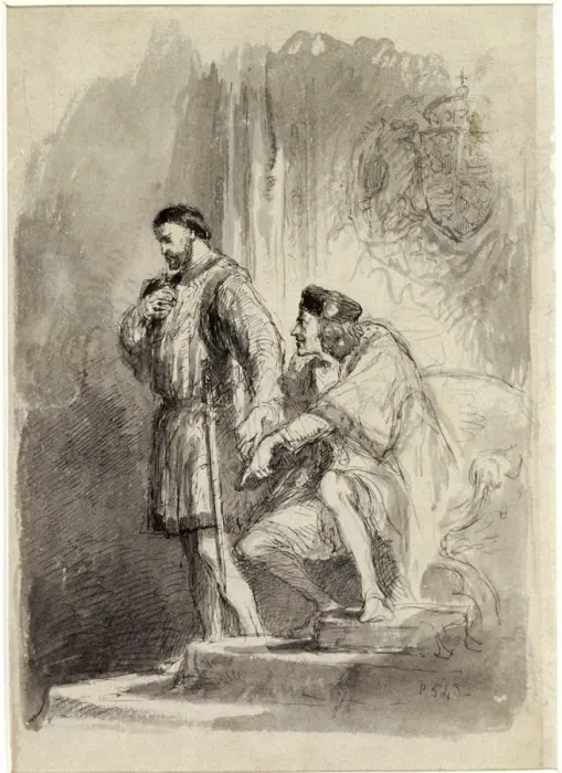 Framed Print : King Richard III, c1856-c1859. Artist: Sir John Gilbert Framed Print : King Richard III, c1856-c1859. Artist: Sir John Gilbert