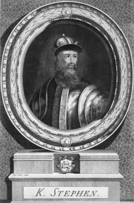 Framed Print : King Stephen (1096-1154). Artist: Smith Framed Print : King Stephen (1096-1154). Artist: Smith