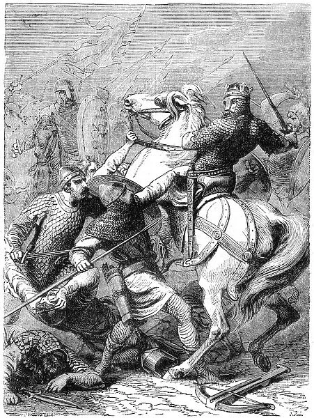 King Stephen taken prisoner, 1141