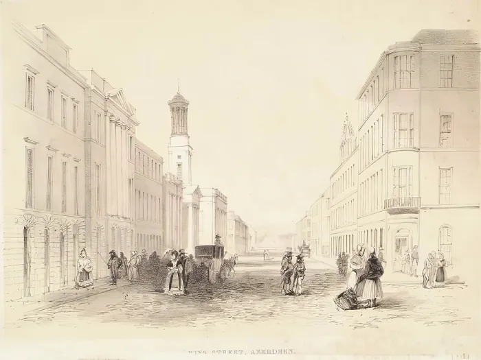 Framed Print : King Street, Aberdeen, c1840s. Creator: William Nichol Framed Print : King Street, Aberdeen, c1840s. Creator: William Nichol