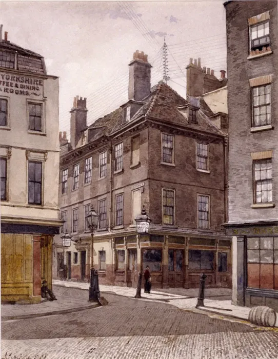Framed Print : King Street, Stepney, London, 1886. Artist: John Crowther Framed Print : King Street, Stepney, London, 1886. Artist: John Crowther