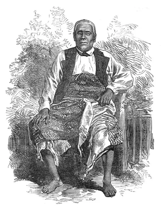 Framed Print : King Thackembau, of the Feejee Islands, 1869. Creator: Unknown Framed Print : King Thackembau, of the Feejee Islands, 1869. Creator: Unknown
