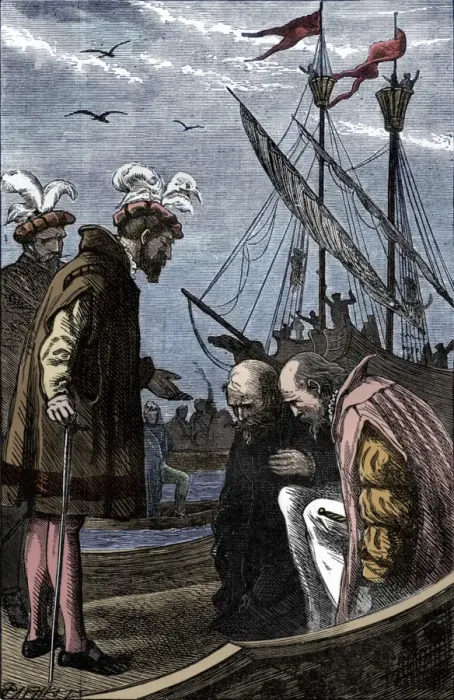 Framed Print : The King Visits Vasco da Gama, 1904 Framed Print : The King Visits Vasco da Gama, 1904