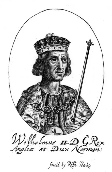 Framed Print : King William II. Artist: Robert Peake