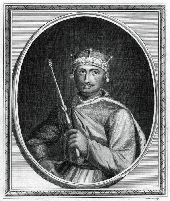 Framed Print : King William II of England, (1786). Artist: John Goldar Framed Print : King William II of England, (1786). Artist: John Goldar