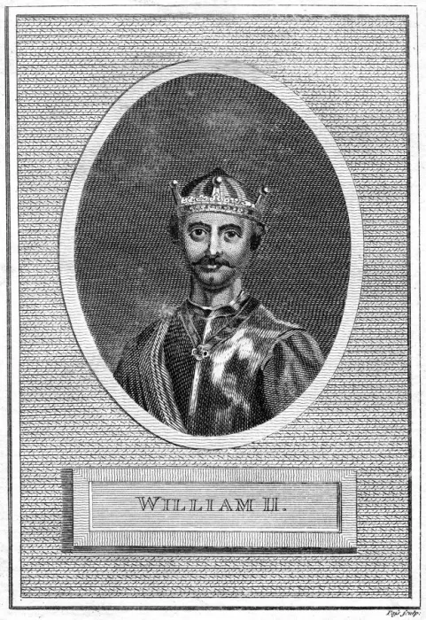 Framed Print : King William II of England. Artist: Pass Framed Print : King William II of England. Artist: Pass