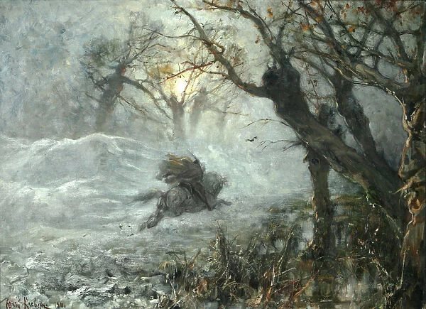 The King of the woods, ca 1887. Artist: Klever, Juli Julievich (Julius), von (1850-1924)