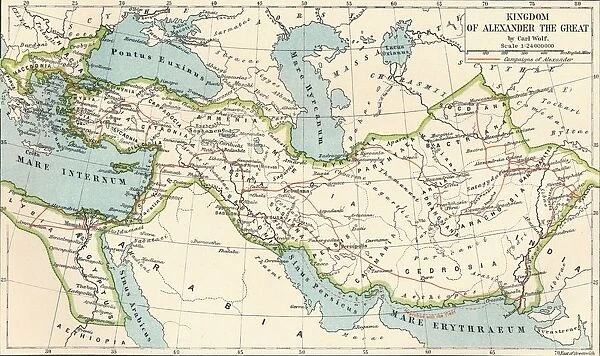Kingdom of Alexander the Great, c1901, (1902)
