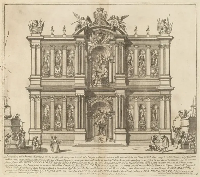 Framed Print : The Kingdom of Naples, for the Chinea Festival, 1746. Creator: M Sorello. The Kingdom of Naples, for the Chinea Festival, 1746. Creator: M Sorello Framed Print : The Kingdom of Naples, for the Chinea Festival, 1746. Creator: M Sorello. The Kingdom of Naples, for the Chinea Festival, 1746. Creator: M Sorello
