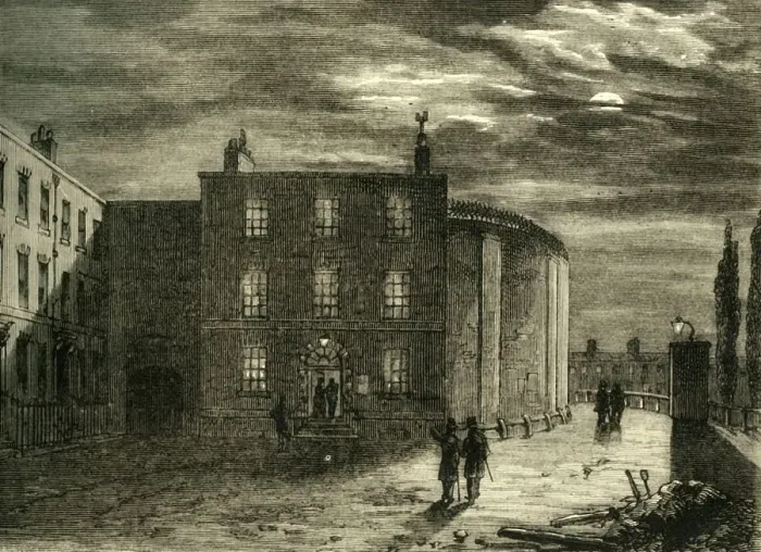 Framed Print : The Kings Bench, Southwark, in 1830, (c1878). Creator: Unknown Framed Print : The Kings Bench, Southwark, in 1830, (c1878). Creator: Unknown