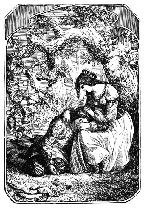 Framed Print : The Two Kings Children, 1901. Artist: Edward Henry Wehnert Framed Print : The Two Kings Children, 1901. Artist: Edward Henry Wehnert