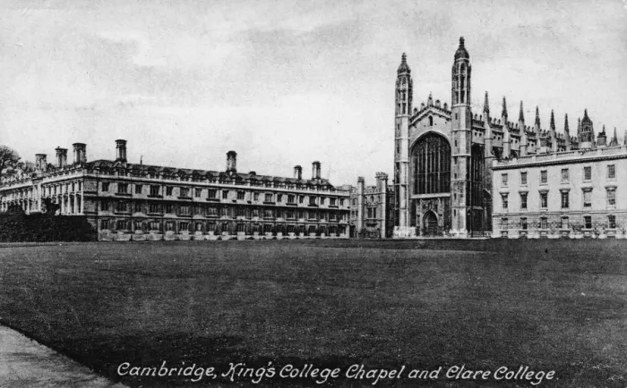 Framed Print : Kings College Chapel and Clare College, Cambridge, Cambridgeshire, late 19th century. Artist: Francis Frith & Co