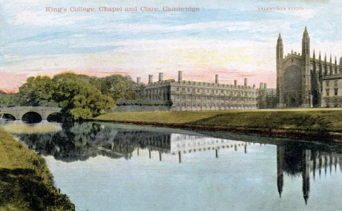 Framed Print : Kings College, Kings College Chapel and Clare College, Cambridge, early 20th century Framed Print : Kings College, Kings College Chapel and Clare College, Cambridge, early 20th century