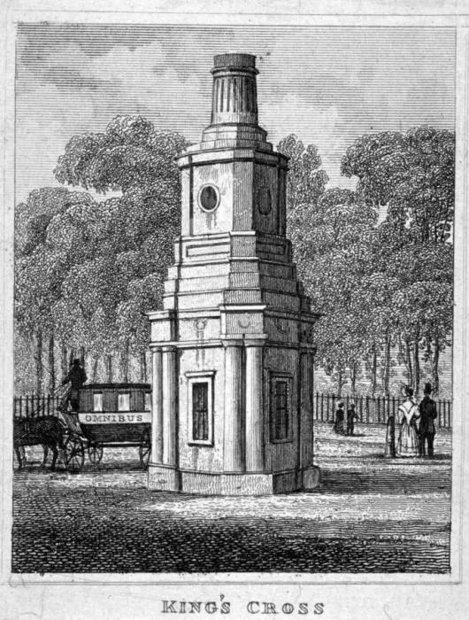 Framed Print : Kings Cross, London, 19th century Framed Print : Kings Cross, London, 19th century