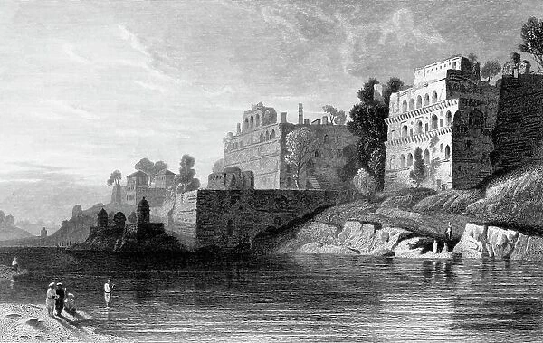 King's Fort, - Boorhanpore, 1834. Creator: William Purser