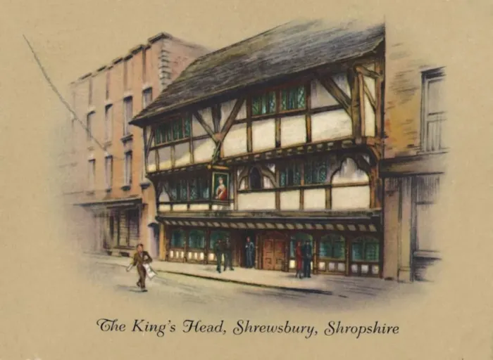 Framed Print : The Kings Head, Shrewsbury, Shropshire, 1939 Framed Print : The Kings Head, Shrewsbury, Shropshire, 1939