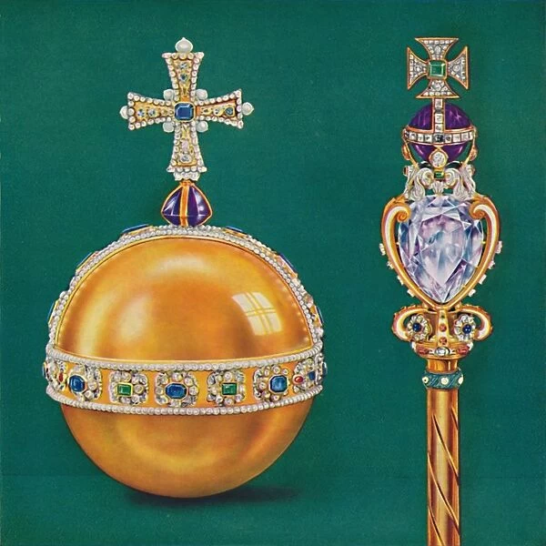 The Kings Orb and Sceptre, 1937. Creator: Unknown