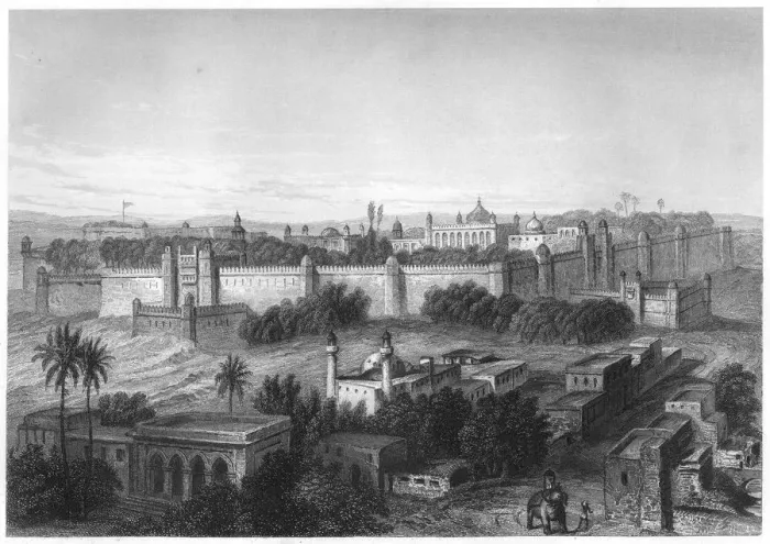 Framed Print : The Kings palace at Delhi, c1860 Framed Print : The Kings palace at Delhi, c1860